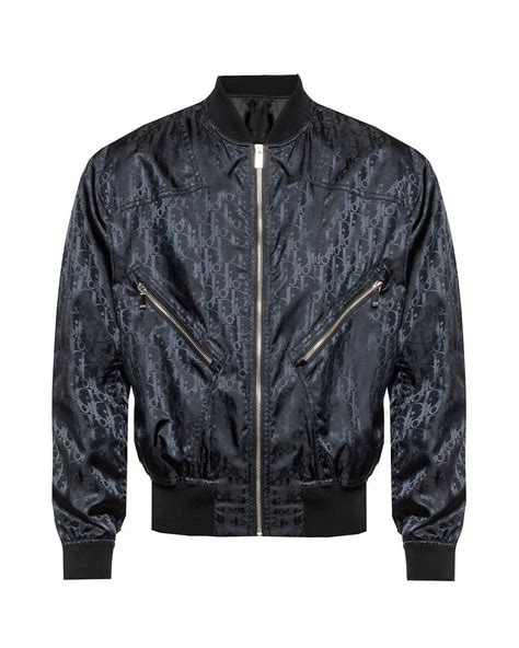 dior wave black bomber jacket blue details belt straps|Dior Branded Bomber Jacket in Black for Men .